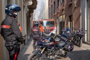 Incendio in via della Spiga 3