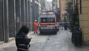 Incendio in via della Spiga 6