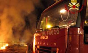 Incendio in via della Spiga 8