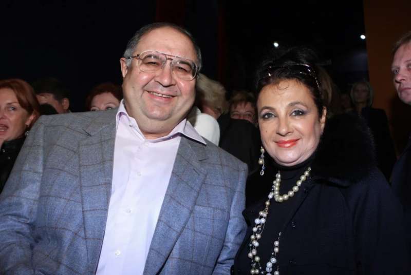 irina usmanov e il marito 1