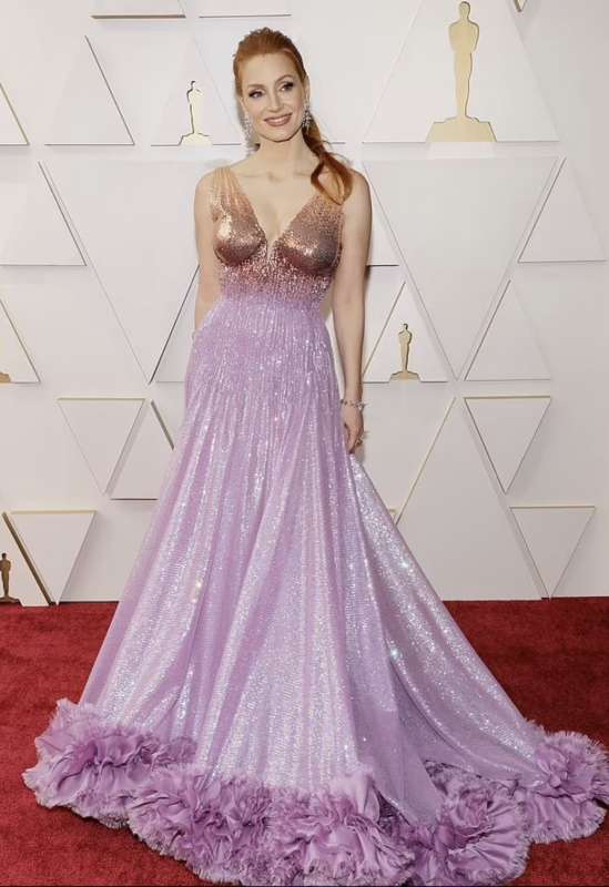 jessica chastain agli oscar 2