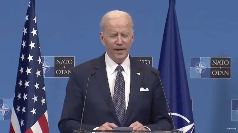 JOE BIDEN AL VERTICE NATO 