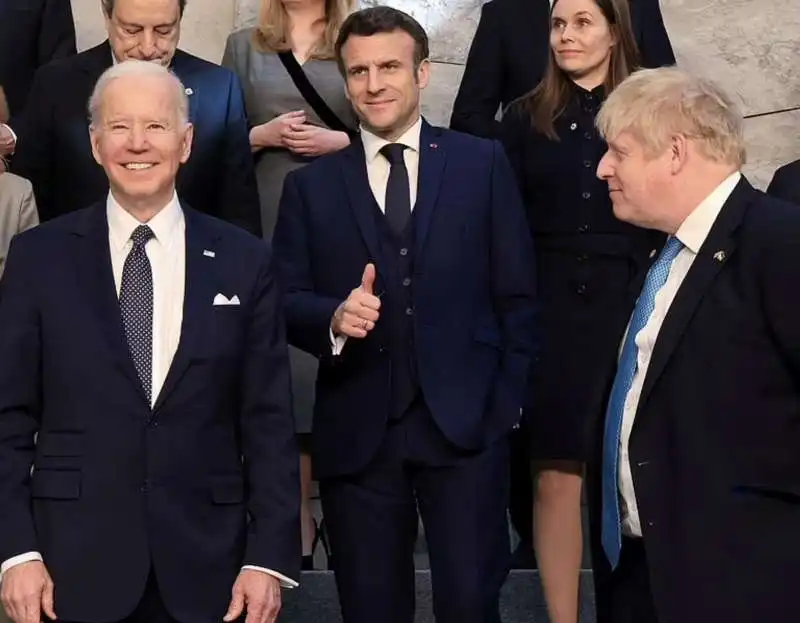 joe biden emmanuel macron boris johnson  3 