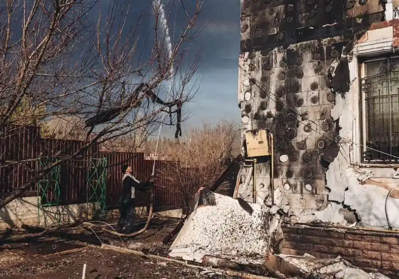 kharkiv dopo i bombardamenti  