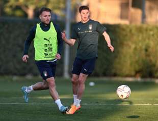 la nazionale in allenamento 2