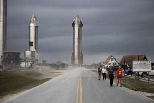 La struttura SpaceX a Brownsville, in Texas