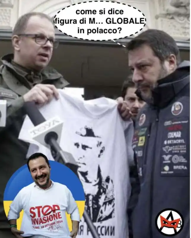 LA VISITA DI SALVINI IN POLONIA - MEME 