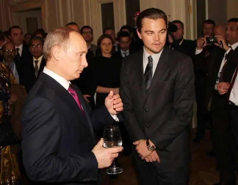 LEONARDO DI CAPRIO VLADIMIR PUTIN 