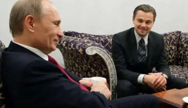 LEONARDO DI CAPRIO VLADIMIR PUTIN 