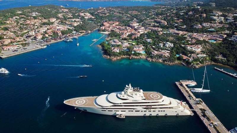 lo yacht di alishar usmanov