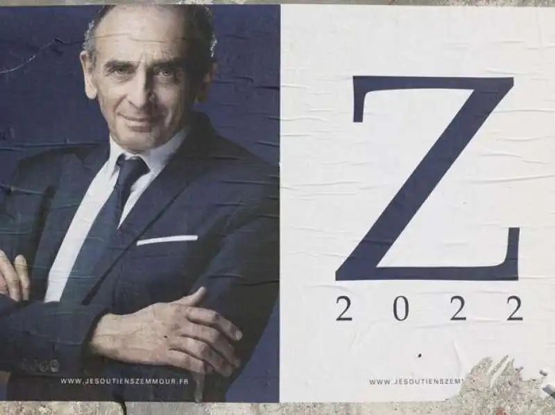 manifesti elettorali di eric zemmour