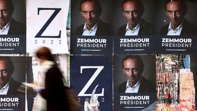 manifesti elettorali di eric zemmour 