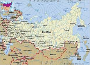 mappa RUSSIA