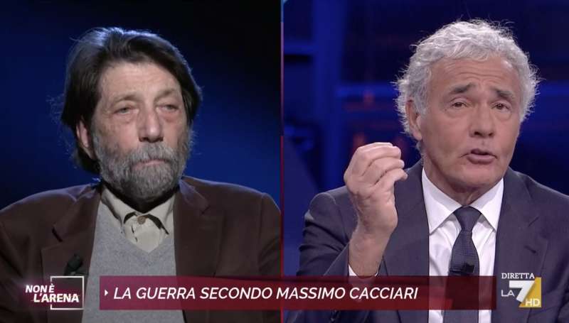 massimo cacciari massimo giletti 2