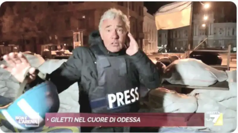 massimo giletti a odessa