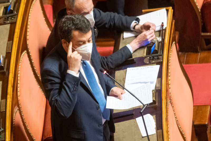 MATTEO SALVINI AL SENATO