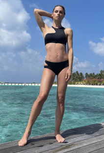 MICHELLE HUNZIKER ALLE MALDIVE