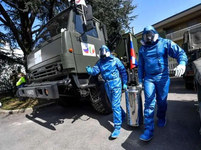 missione dei russi in italia durante la pandemia 2