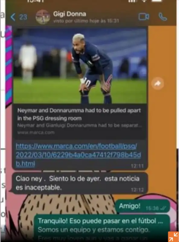 neymar chat