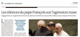 papa francesco le monde