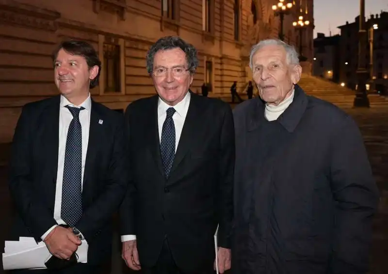 pasquale tridico  gian maria gros pietro  silvio garattini  foto di bacco