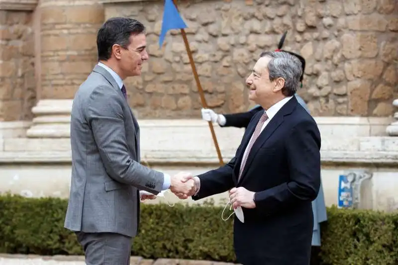 pedro sanchez mario draghi 