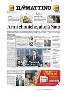 prima pagina del mattino dopo italia macedonia