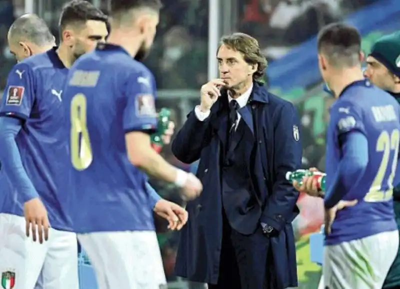 ROBERTO MANCINI DOPO ITALIA MACEDONIA