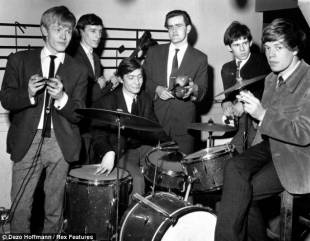 Rolling Stones con il pianista Ian Stewart, 1962