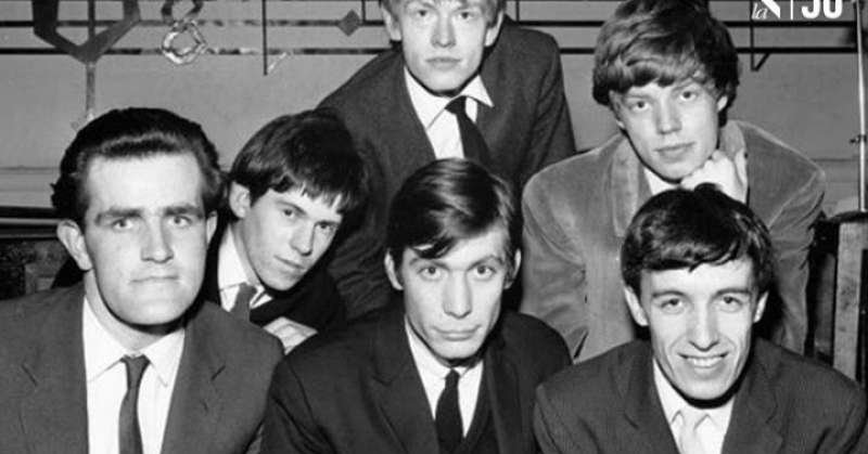 Rolling Stones con il pianista Ian Stewart, 1962