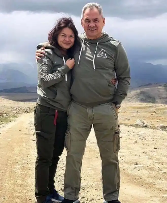 sergei shoigu con la figlia ksenia 