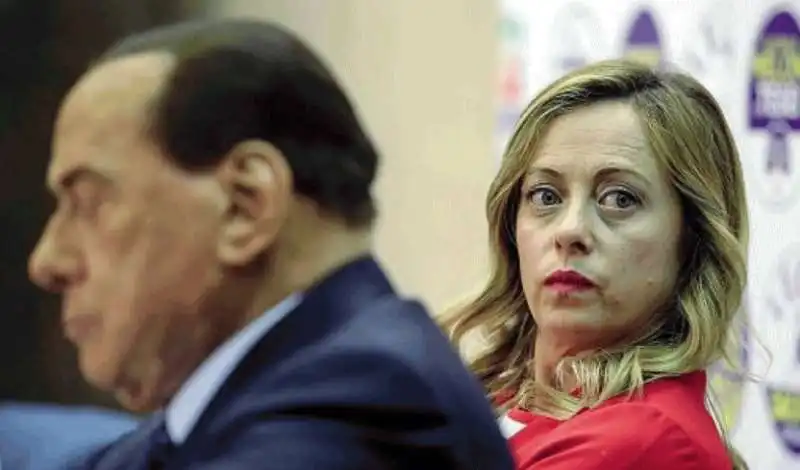 SILVIO BERLUSCONI E GIORGIA MELONI