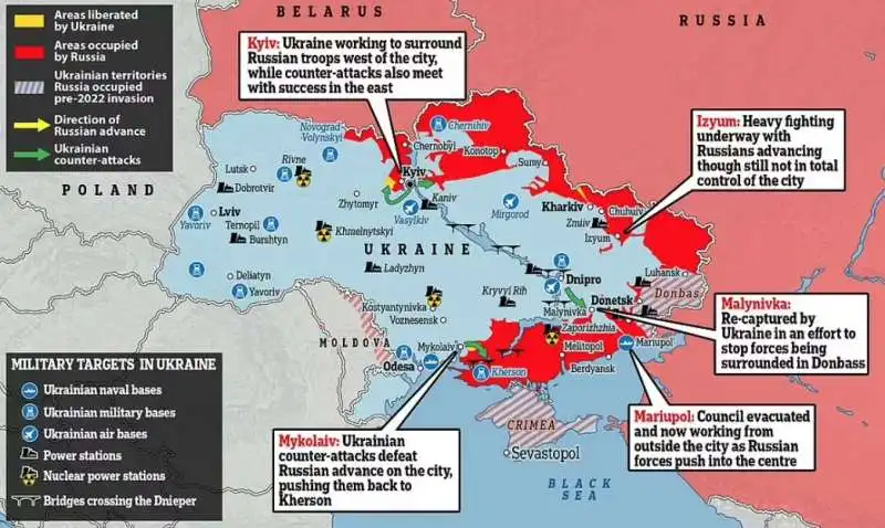 situazione in ucraina al 25 marzo 2022