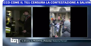 tg1 censura contestazione salvini