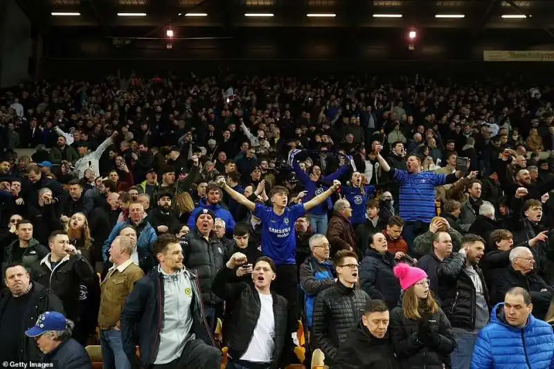 Tifosi del Chelsea allo stadio