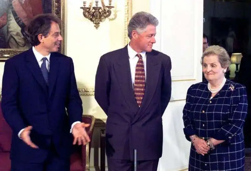 tony blair bill clinton madeleine albright 