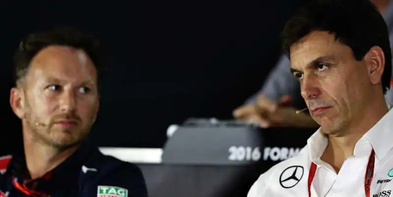 Toto Wolff Christian Horner 