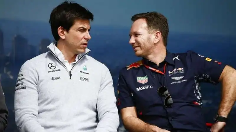 Toto Wolff Christian Horner 