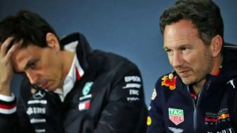 Toto Wolff Christian Horner 