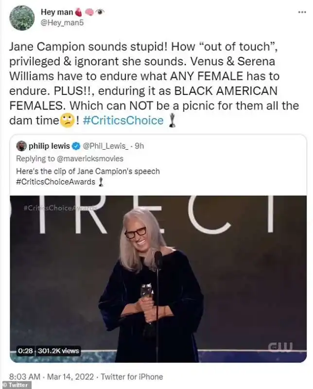 tweet su jane campion 2