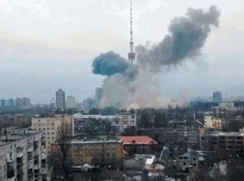 UCRAINA - ATTACCO DEI RUSSI A KIEV 