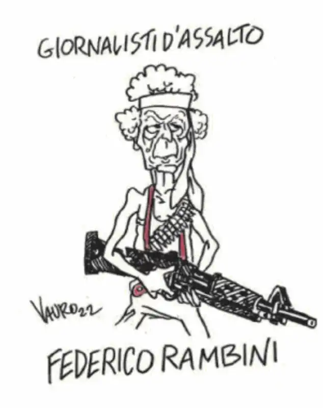 VIGNETTA DI VAURO SU FEDERICO RAMPINI