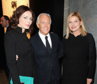 violante placido giorgio armani e simonetta stefanelli