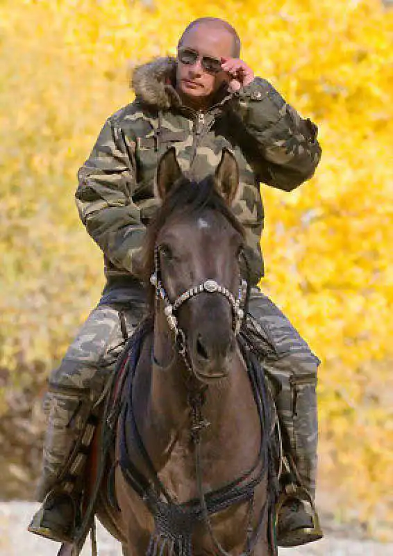 vladimir putin a cavallo 