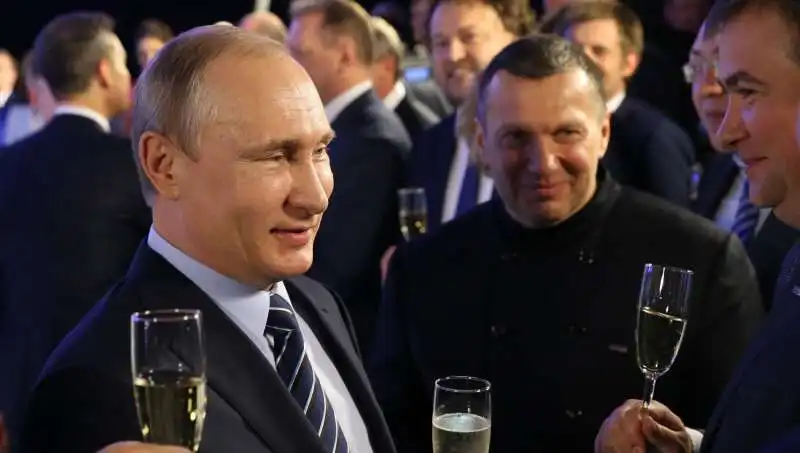 vladimir putin e Vladimir Solovyov