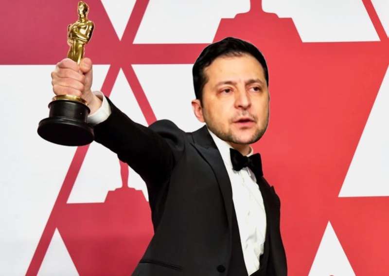 volodymyr zelensky agli oscar meme