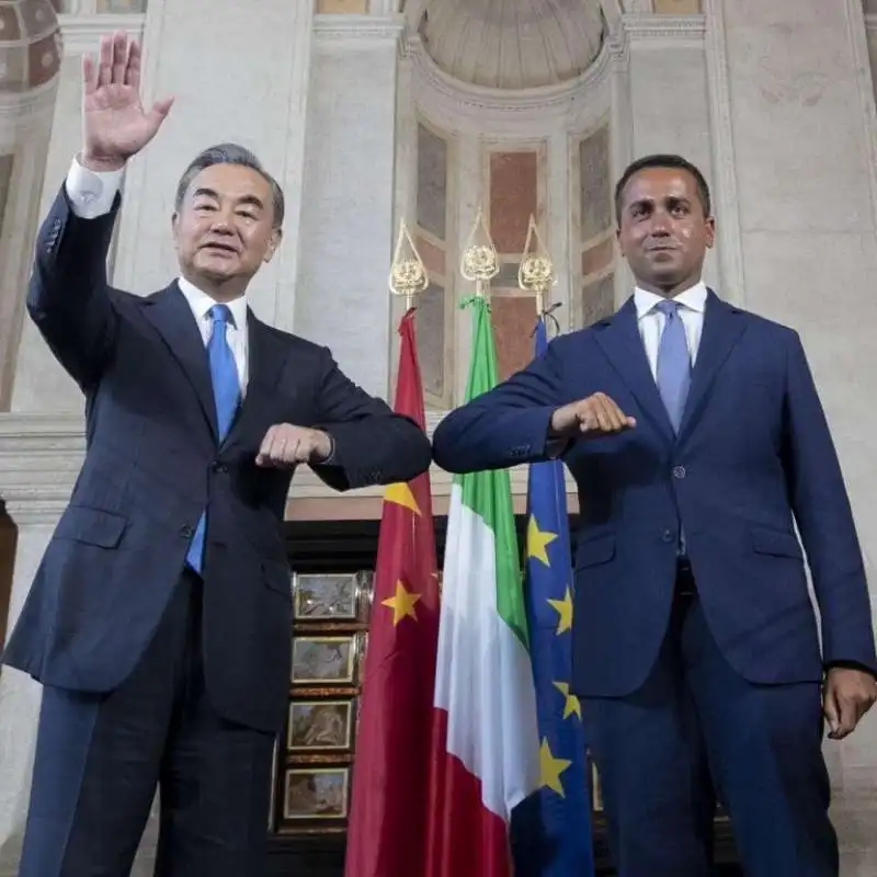 wang yi e luigi di maio 2