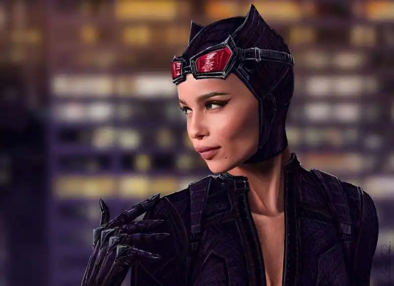 zoe kravitz   catwoman in the batman 