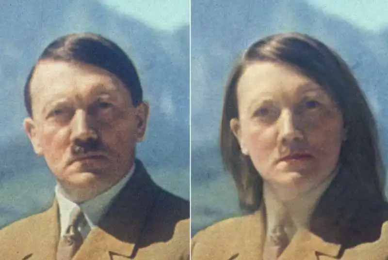 ADOLF HITLER DONNA CON FACEAPP