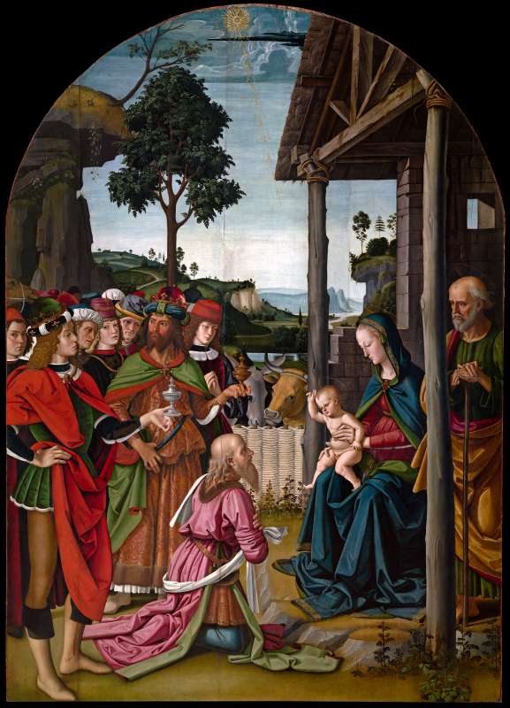 annunciazione dei magi il perugino